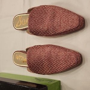 Sam Edelman sz 8 1/2 Eiko pink weave mule